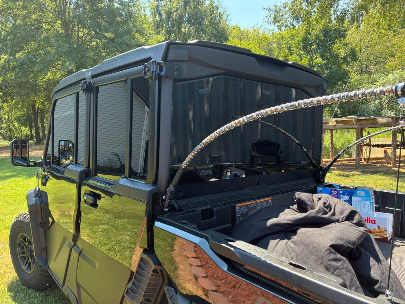 Can-Am cab enclosure — Full cab tint · Navarre FL — window tint by Elite Window Tinting