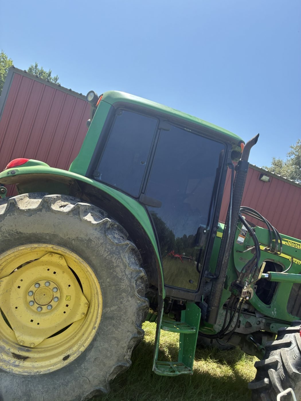 John Deere 6420 — Full cab tint · Santa Rosa Co. — window tint by Elite Window Tinting