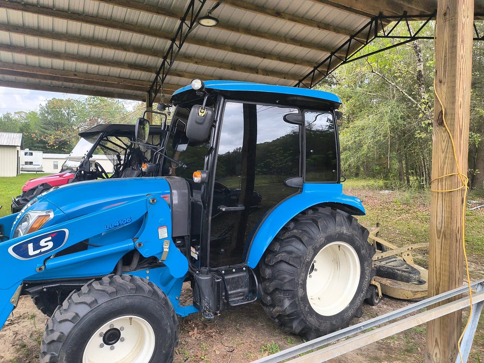 LS Tractor cab — Full cab · Santa Rosa Co. — window tint by Elite Window Tinting
