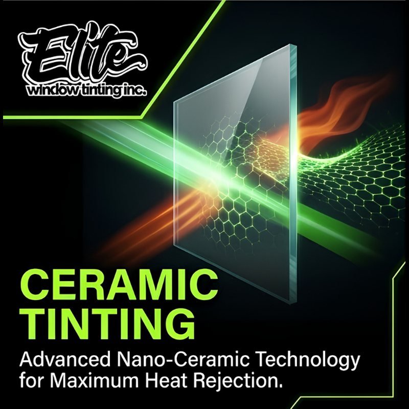 Ceramic window tinting in Navarre, FL — nano-ceramic film for maximum heat rejection