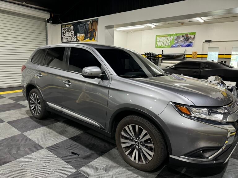 Mitsubishi outlander tinting